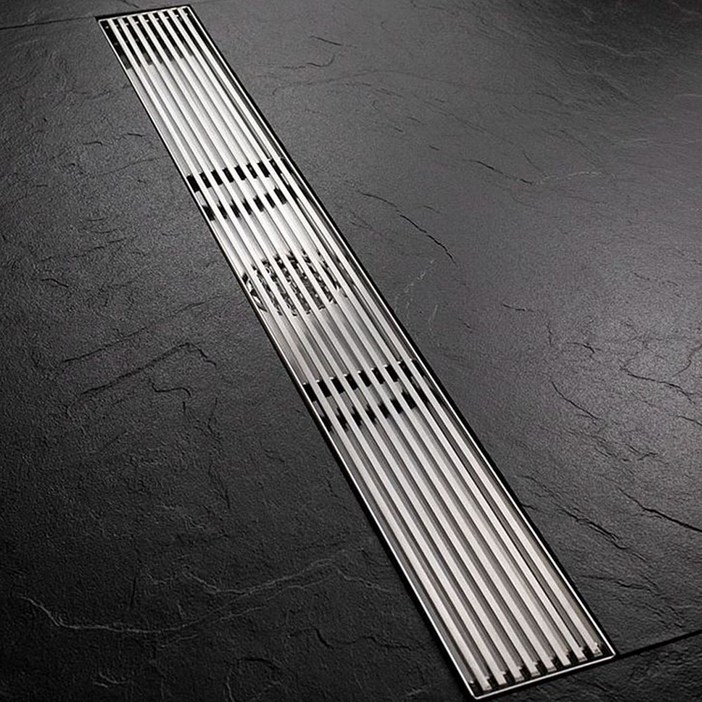 GS 욕실 배수트랜치유가 라인 육가배수 센터 사이드 SUS304 고급형 타일매입 역류방지 냄새차단 욕실배수 사이즈배수위치 주문제작가능