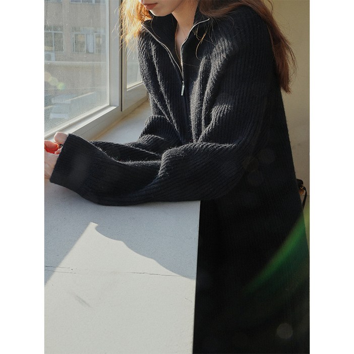 미녹지구 NEW 여성 면원피스 롱 골지니트원피스