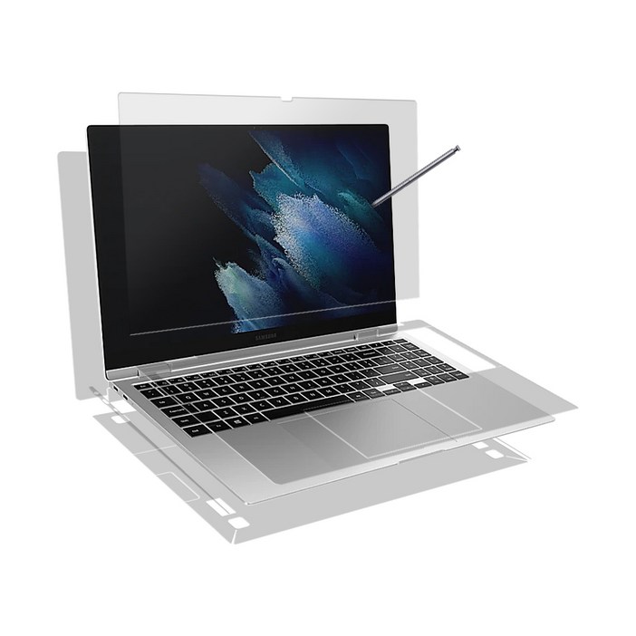갤럭시북2 프로 360 15인치 종이질감 액정외부보호필름 2매 NT950QED, 1세트