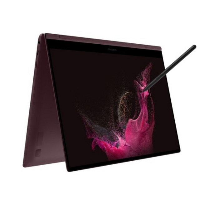 삼성전자 갤럭시북2 프로360 NT950QED-KD72D 15.6 S펜 2in1 인텔i7 고사양 가성비 노트북, NT950QED-KD72D, WIN11 Home, 32GB, 1TB, 버건디
