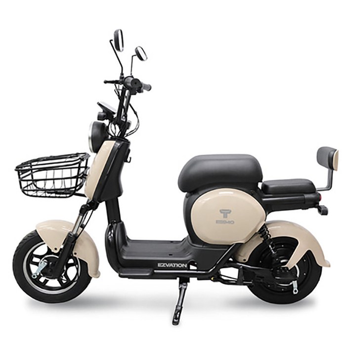 이지베이션 타우러스 ES940 전동스쿠터 48V 10Ah, 48V 20Ah, 60V 21Ah 여성 출퇴근 2인용 전기스쿠터, 크림