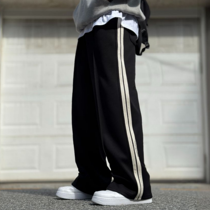 시온 트랙 세미 와이드 트레이닝 팬츠