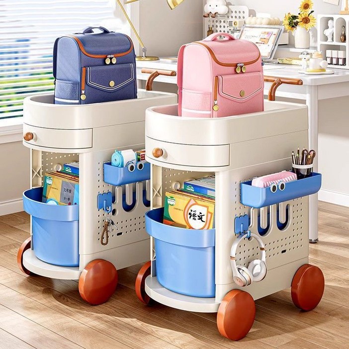 Alemon 다용도 이동식 트롤리 수납 카트