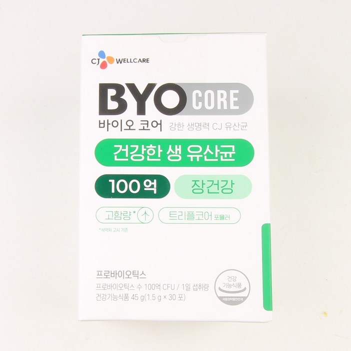 BYO 식물성 유산균 100 30p, 45g, 3박스