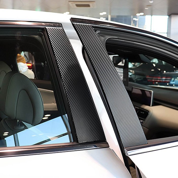 비브랜드 B필러 스크래치 예방 고급 카본 데칼 스티커 필름 더뉴  팰리세이드 20182024 호환상품