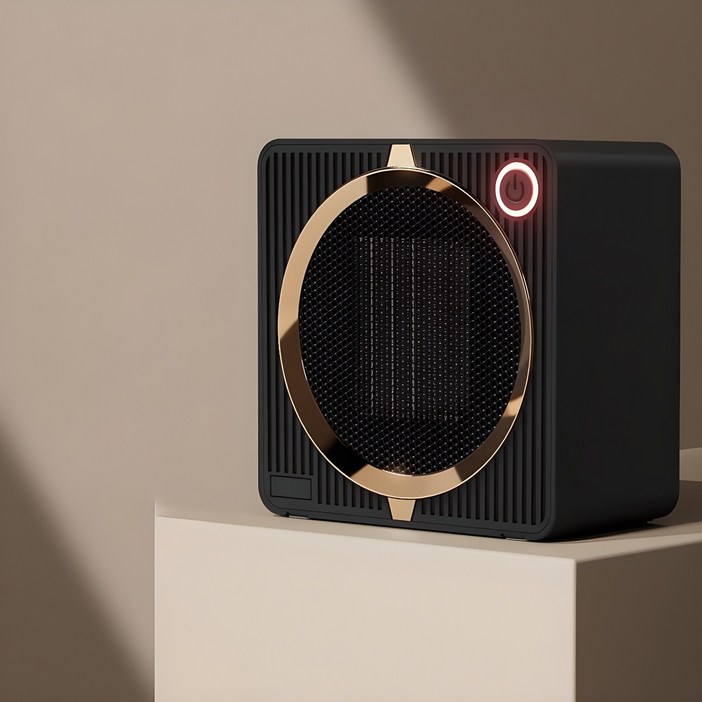 DS 미니 PTC 저소음 소형 온풍기 가정용 전기 히터 사무실용 캠핑용 절전형