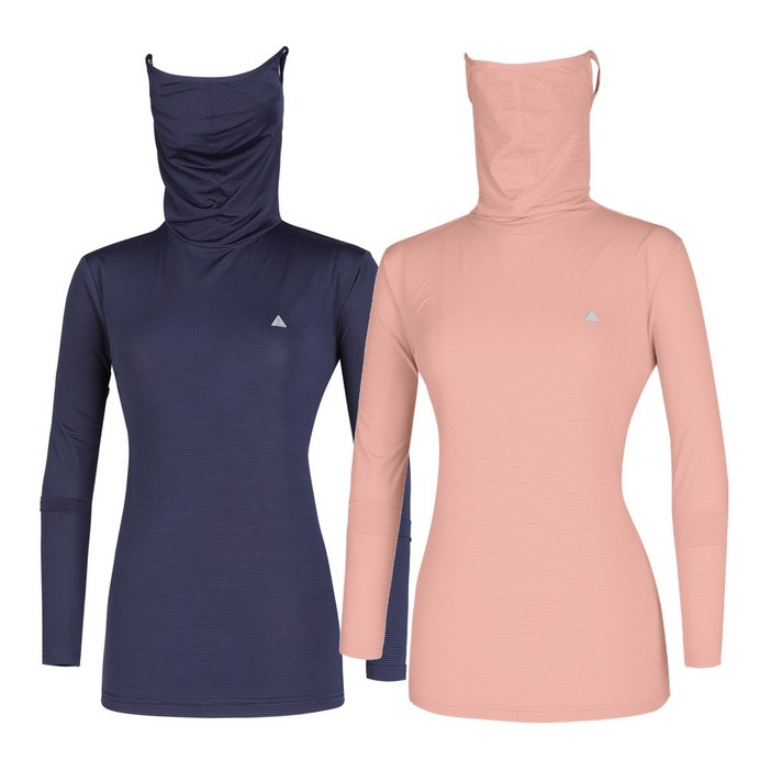 이지바이 11 여성 냉감 마스크넥 긴팔 티셔츠햇빛 올커버 가능한 쿨 스포츠 이너 티셔츠 추천