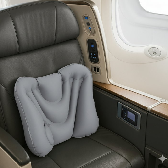 토브몰 휴대용 여행용 자동차 사무실 에어 펌프 허리쿠션 등쿠션