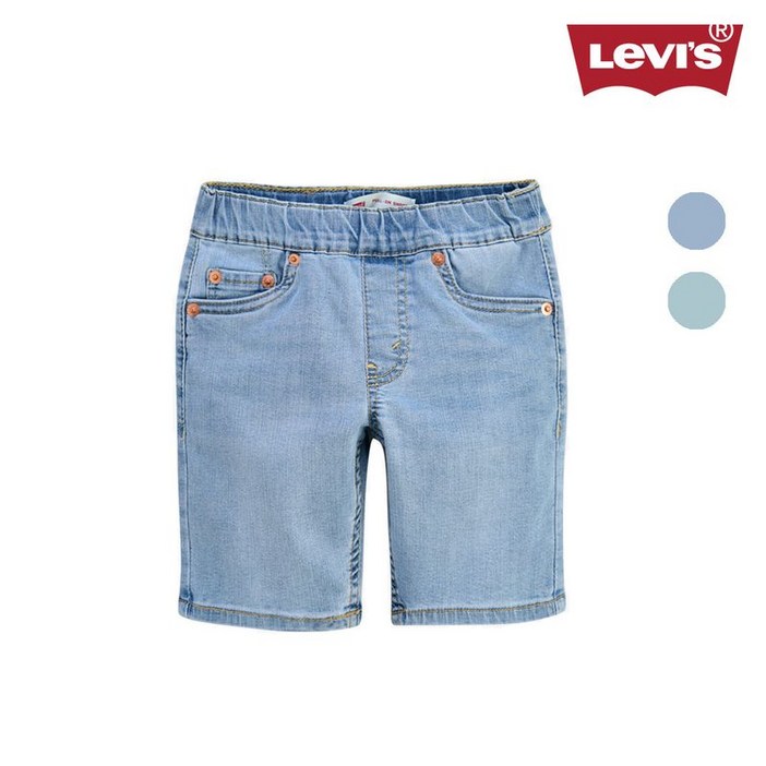 리바이스 키즈 쿨진풀온 데님쇼츠B V212PT362P 주니어