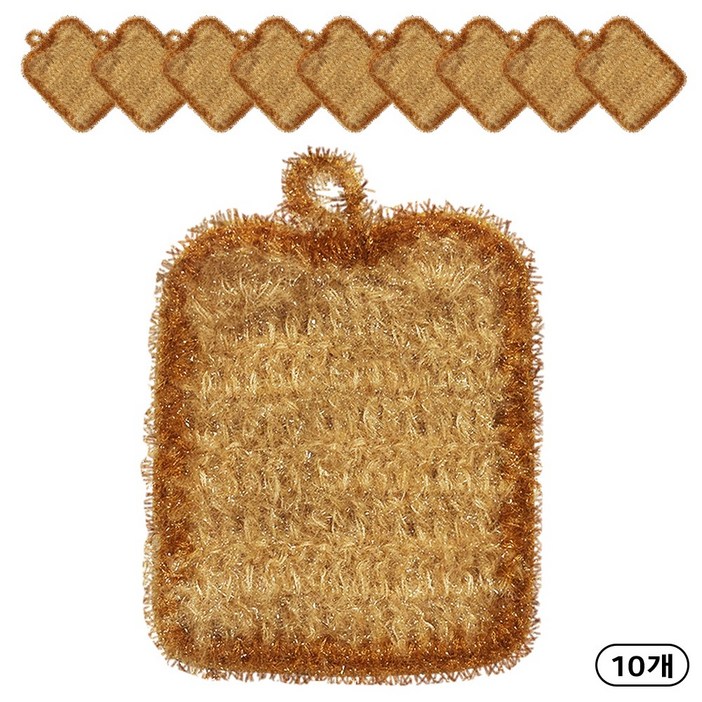 크린라이프 식빵손뜨개수세미 10P, 2세트, 5개