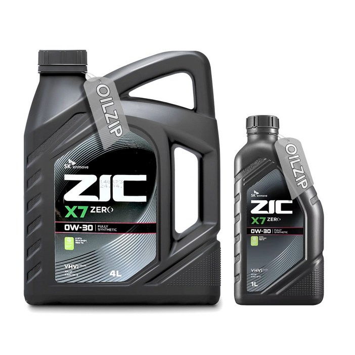 SK ZICZIC X7 ZERO 지크 제로 0W30 1L 가솔린, 1개
