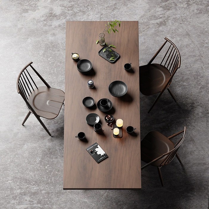 제노바 대형 식탁 사무용 홈카페 테이블