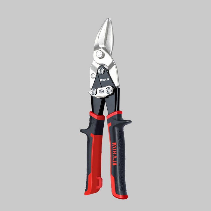 AIRAJ 1012인치 CRV 중형 강철 금속 썰 가위 직선곡선 절단 가능 산업용금속가공DIY용