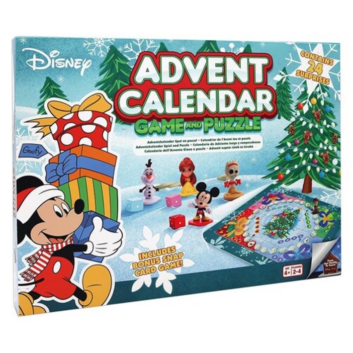 디즈니 미키 마우스 보드 게임 크리스마스 어드벤트 캘린더 2022 2023