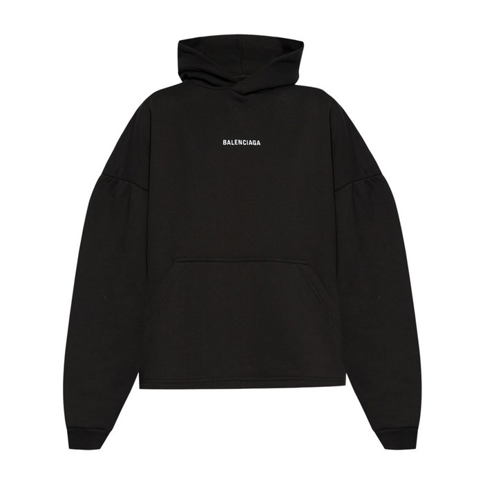 발렌시아가 로고 자수 후디