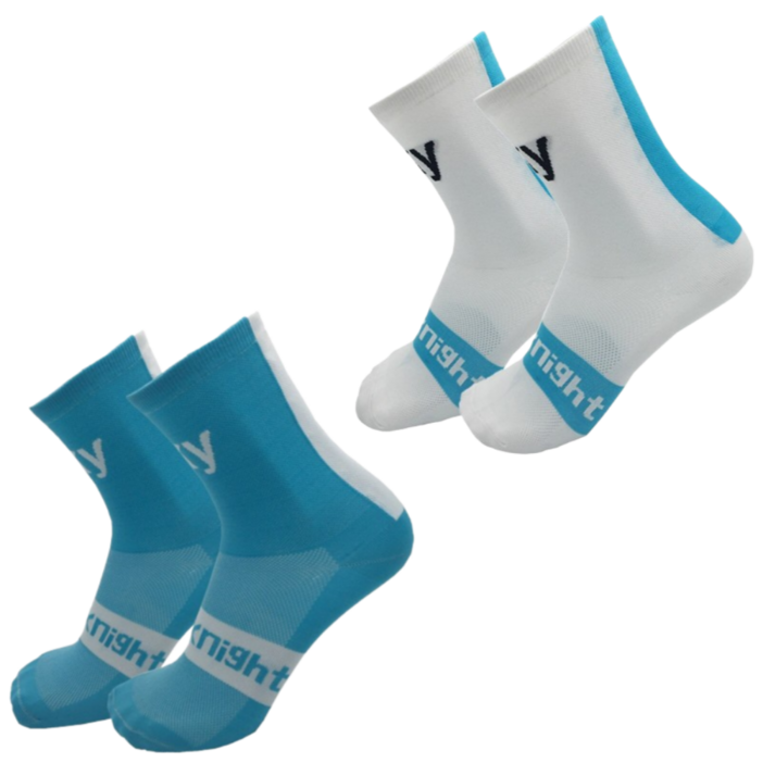SKY KNIGHT 자전거 양말 2켤레 스포츠 사이클 라이딩 싸이클링 삭스 마라톤 러닝 런닝