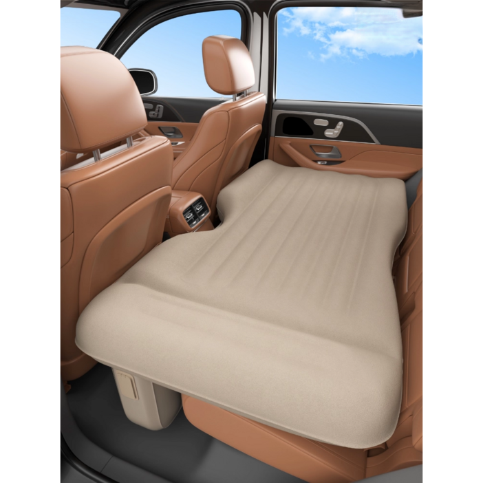 자동차 뒷좌석 자충 에어 매트 펌프일체형