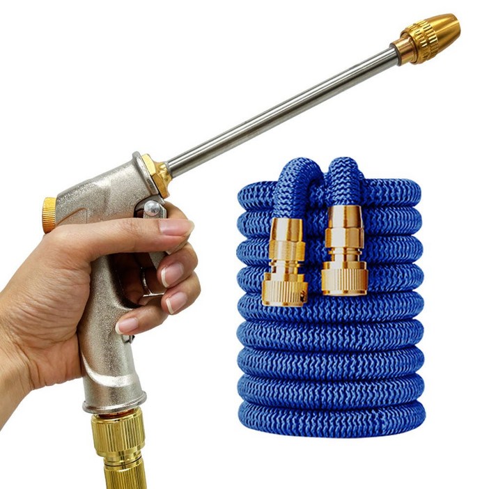 솔리드 고압 세척건 5M 물호스 SET 매직파워 고압 분사기 세차기