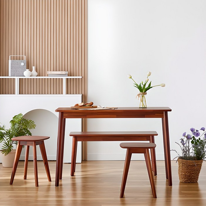 나인홈 베네 원목 식탁세트 폭좁은 책상 다용도 테이블 콘솔테이블 2colors