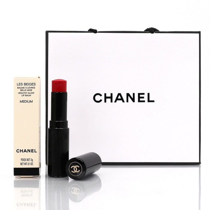 [정식 한글라벨 백화점제품] 샤넬 레 베쥬 헬시 글로우 립밤, 쇼핑백 동봉, 웜, 3g, 1개