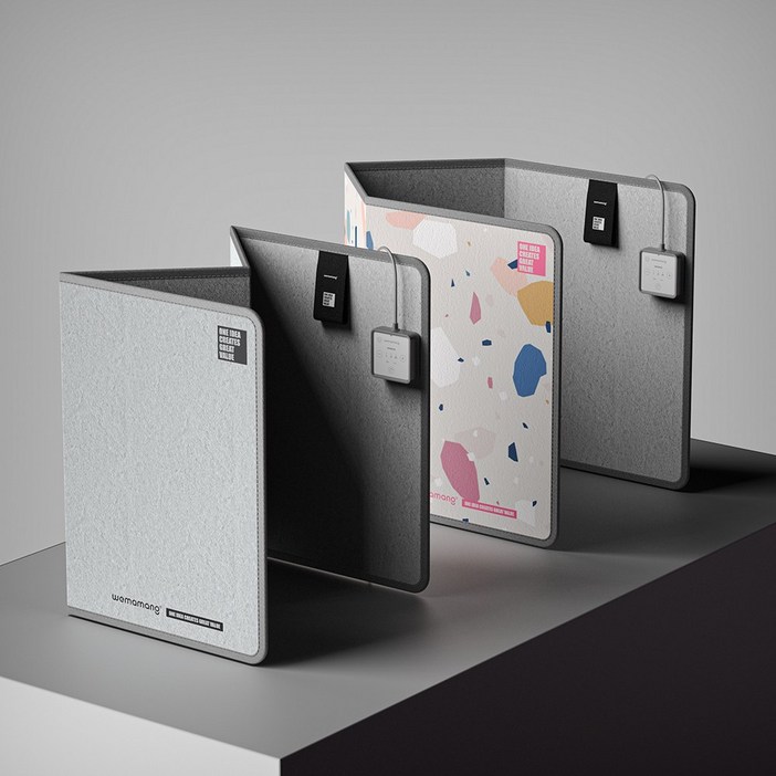 위마망 접이식 발난로 사무실 히팅패드 가정용 온열기 전기 발 히터