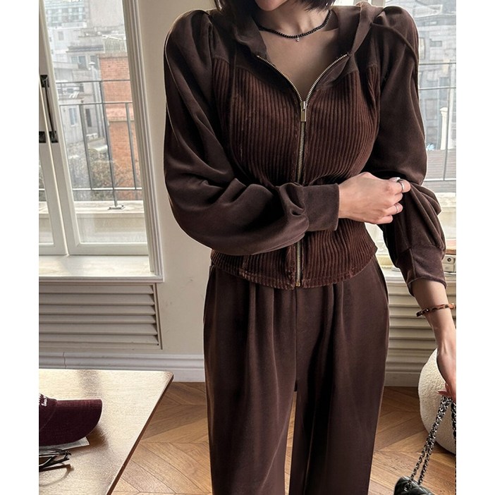 다바걸   DB made  샤인벨벳트레이닝집업