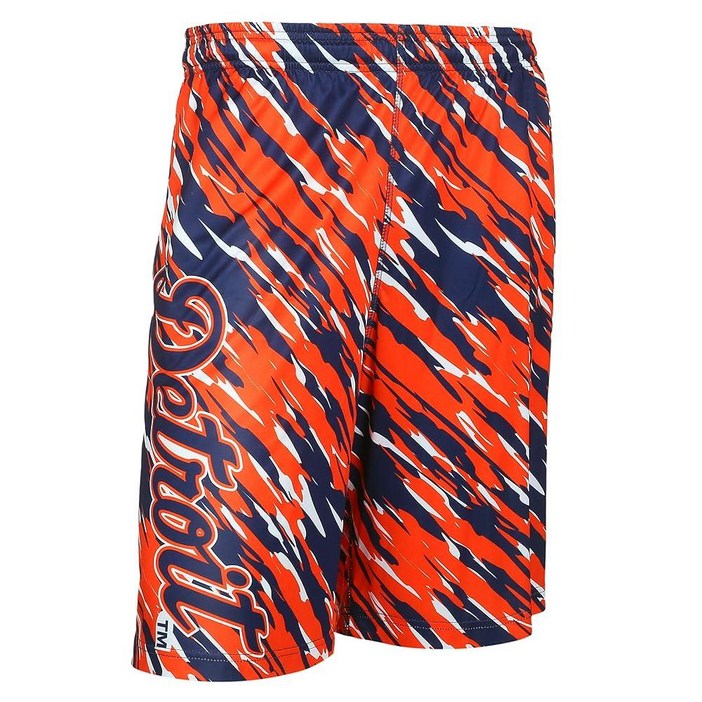 FOCO MLB 남성용 2016 에디션 반복 프린트 폴리에스터 반바지 [호환]