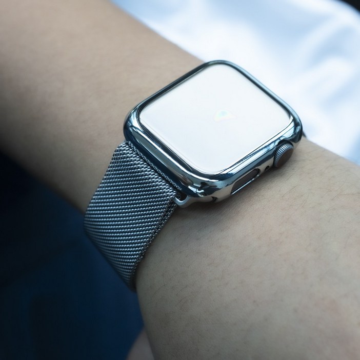 애플워치 44mm 메탈 PMAA 소프트 액정 풀커버 케이스