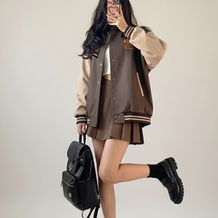 모직 테니스 스커트 골프 치마 봄 가을 겨울 플리츠 스커트