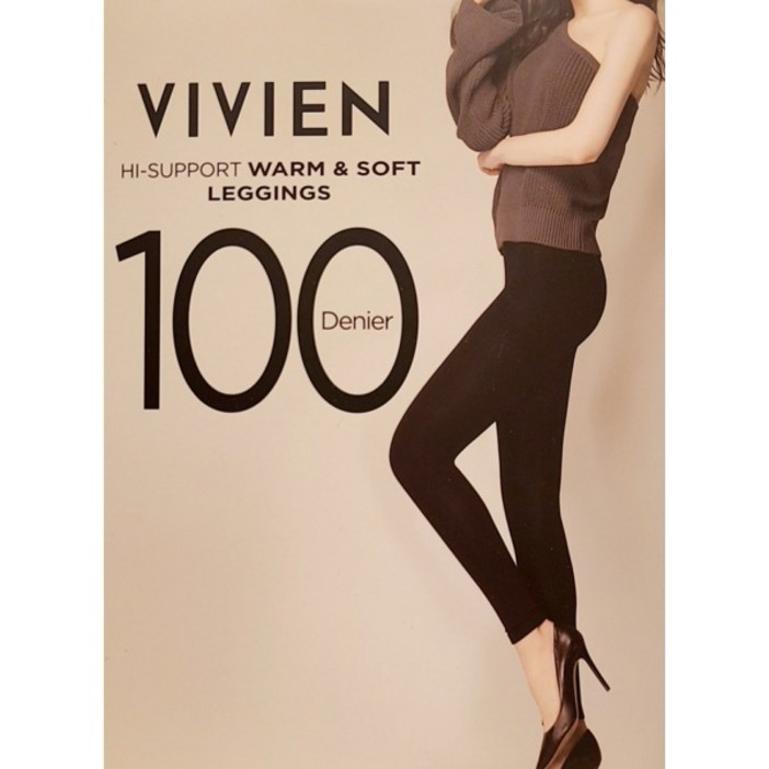 [비비안] 100D보온 기모9부레깅스 TS0418