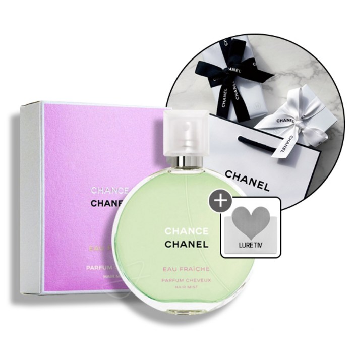 기프트리본포장세트 샤넬 샹스 오 후레쉬 빠르펭 슈브 헤어 미스트 35ml 로샤쉐