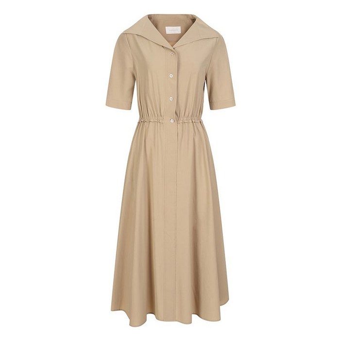 마레몬떼 와이드카라 반팔 원피스 M235MOP23M0