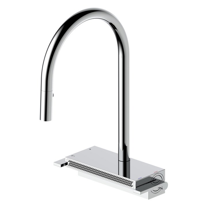 라우체 피오 TM0030 크롬 주방수전 싱크대수전 폭포수전, 1개