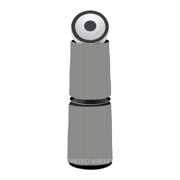 LG 퓨리케어 오브제컬렉션 360도 공기청정기 알파UP G 펫 필터 샌드 베이지 AS333NS4C