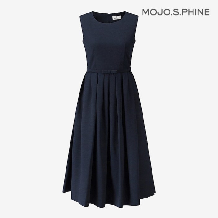 모조에스핀 민소매 플레어 원피스 NYS252MSE125 358916