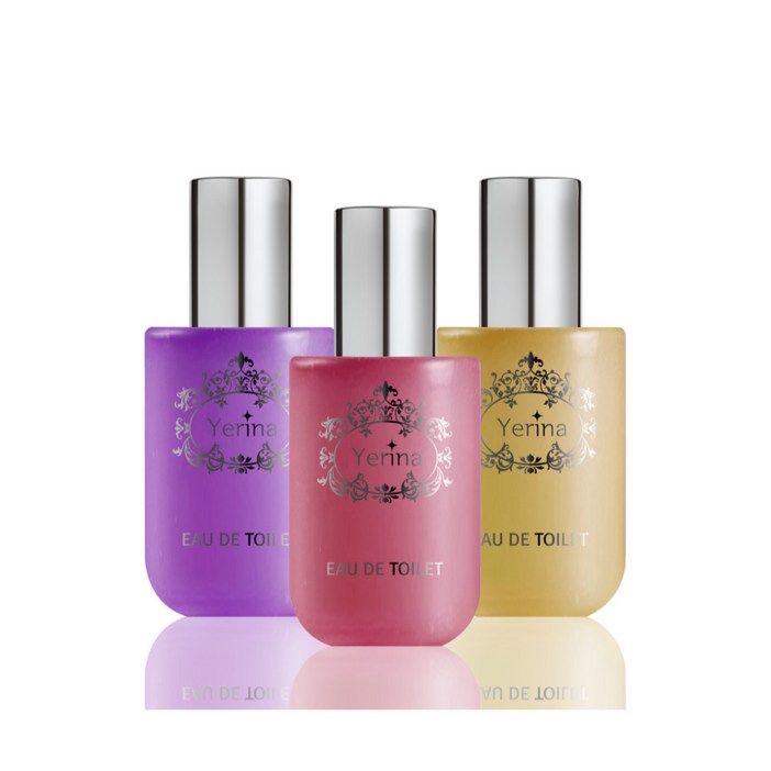 예리나 프리미엄 키스 오데토일렛 렘카,따뜻한,리나 여성 3종 향수, 3개, 30ml