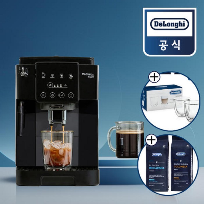 드롱기 전자동 커피머신 도피오 가정용 에스프레소머신, KRECAM220.21.BG