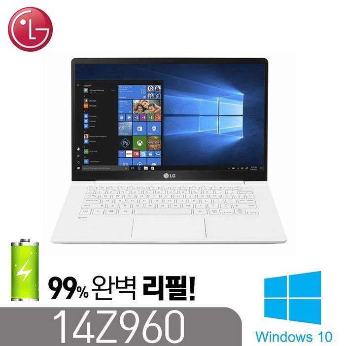 LG 14Z960 노트북 인텔6세대 i56200 8G SSD256G 윈도우10 970그램, 14Z960, WIN10 Pro, 8GB, 256GB, 코어i5, 화이트