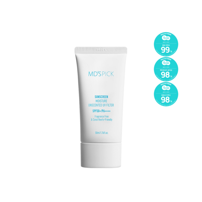 엠디스픽 무향자차 수분 선크림 50ml, 50ml, 1개