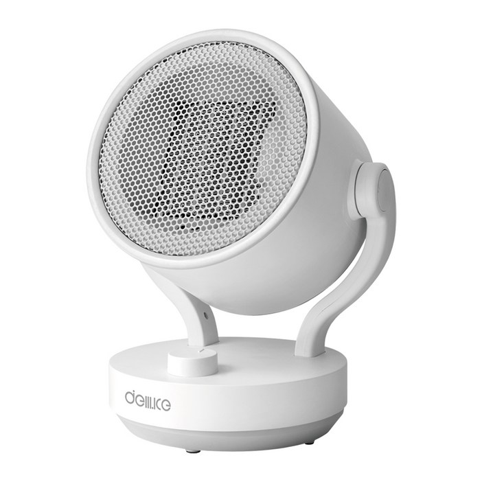 델루체 써큘레이터형 PTC 온풍기 팬히터 화이트