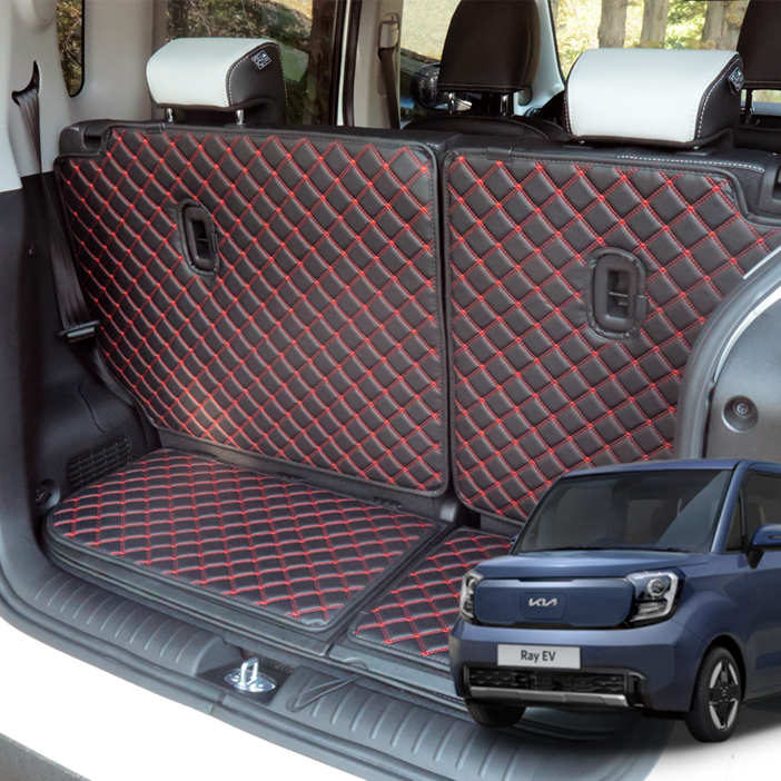기아 레이 EV 신형 퀼팅 트렁크매트 등받이 풀세트 커버