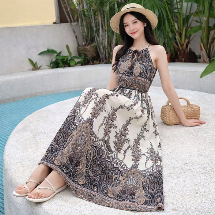 리리론스 휴양지원피스 바캉스 비치 나시롱 원피스