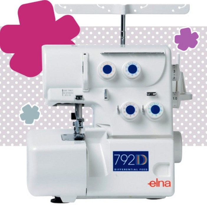 엘나 가정용 오버록 재봉기