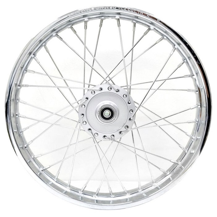 2125년 혼다 슈퍼커브110 튜닝휠 클래식 크롬 스포크휠 앞뒤 세트 튜브형