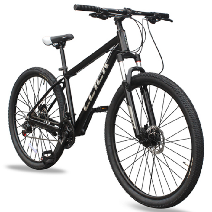 클릭 토브27.5D 27.5인치 알루미늄 유압식디스크브레이크 MTB 자전거 미조립, 유광블랙미조립, 1개, 180cm