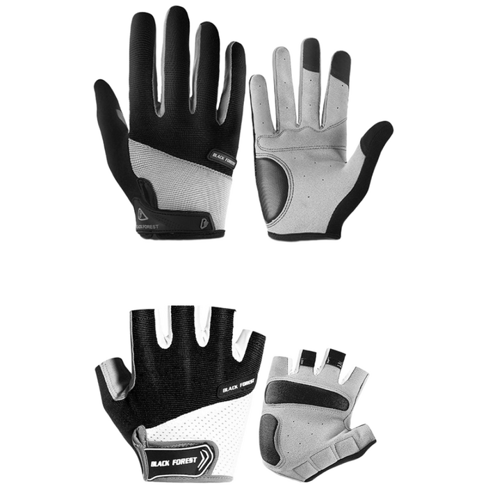 댄트클럽 충격 흡수 자전거 반장갑  긴장갑 1세트 2개, 라이딩블랙, 1개