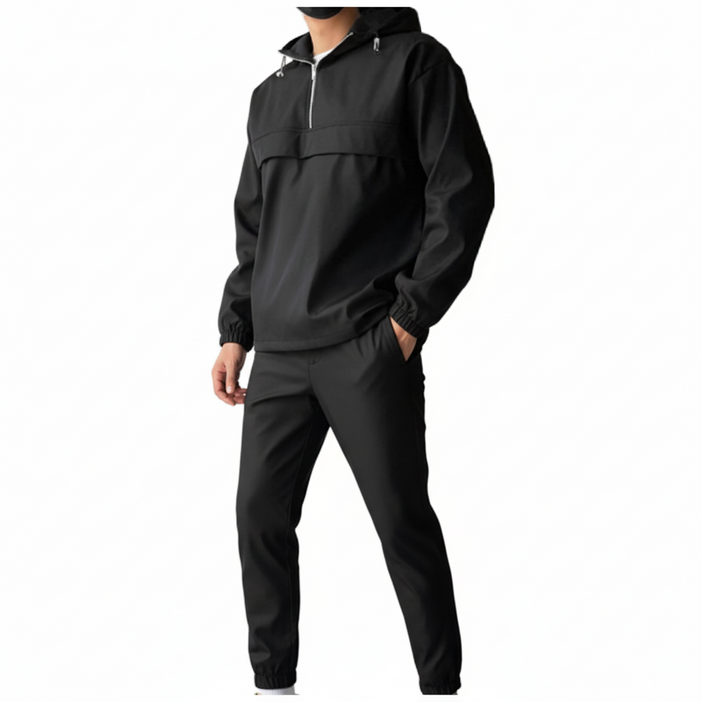 융기모M4XL 후드 아노락 남자 남성 겨울 본딩 조거 트레이닝 세트 빅사이즈