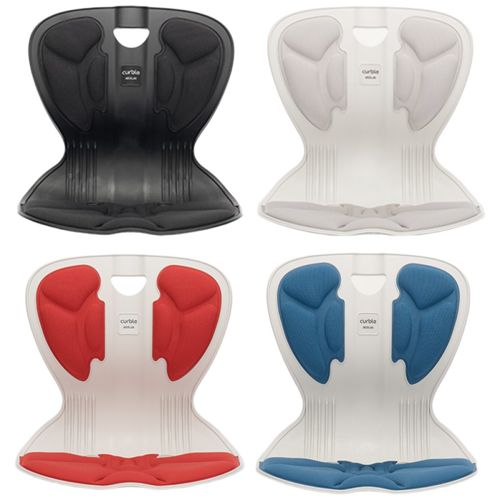 [본사 정품] 커블체어 컴피 어린이 여성 좌식 바른자세 의자, 블루