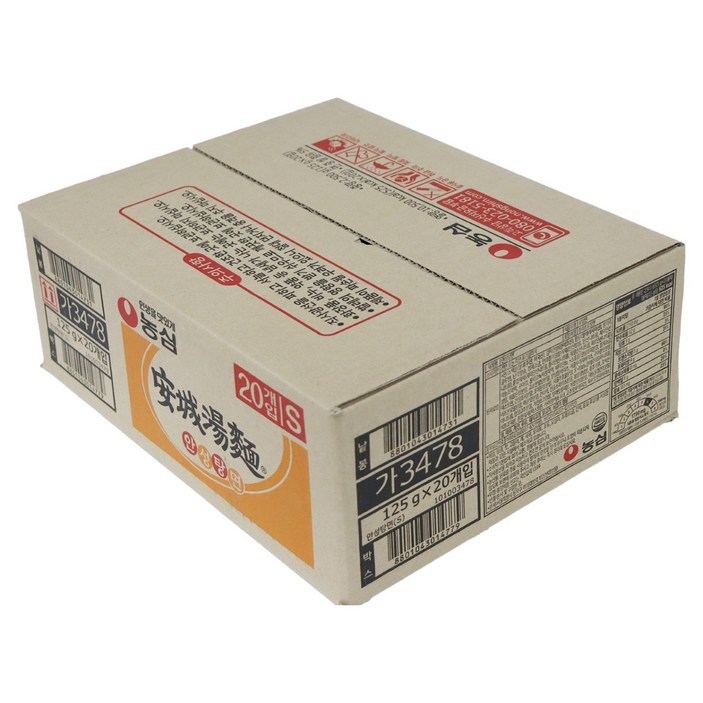 농심 안성탕면 125g, 20개