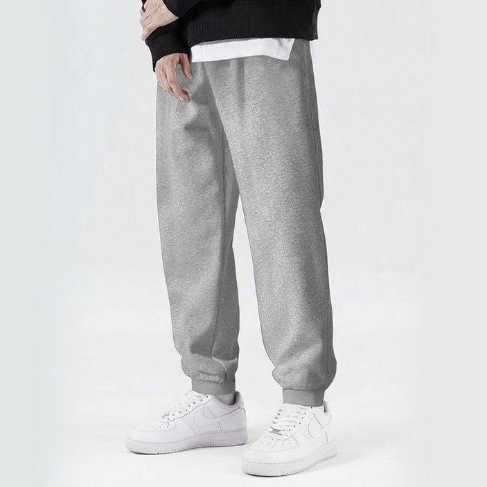 맨인모드 남성용 데일리 보들 기모 안감 스웻 트레이닝 조거 팬츠 JY044
